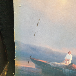 Картина Айвазовского Рыбаки на берегу моря, печать на ДВП. Картинка 7